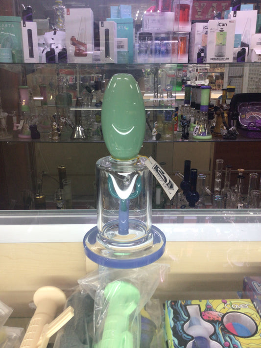 6 B Glass Football shape water pipe