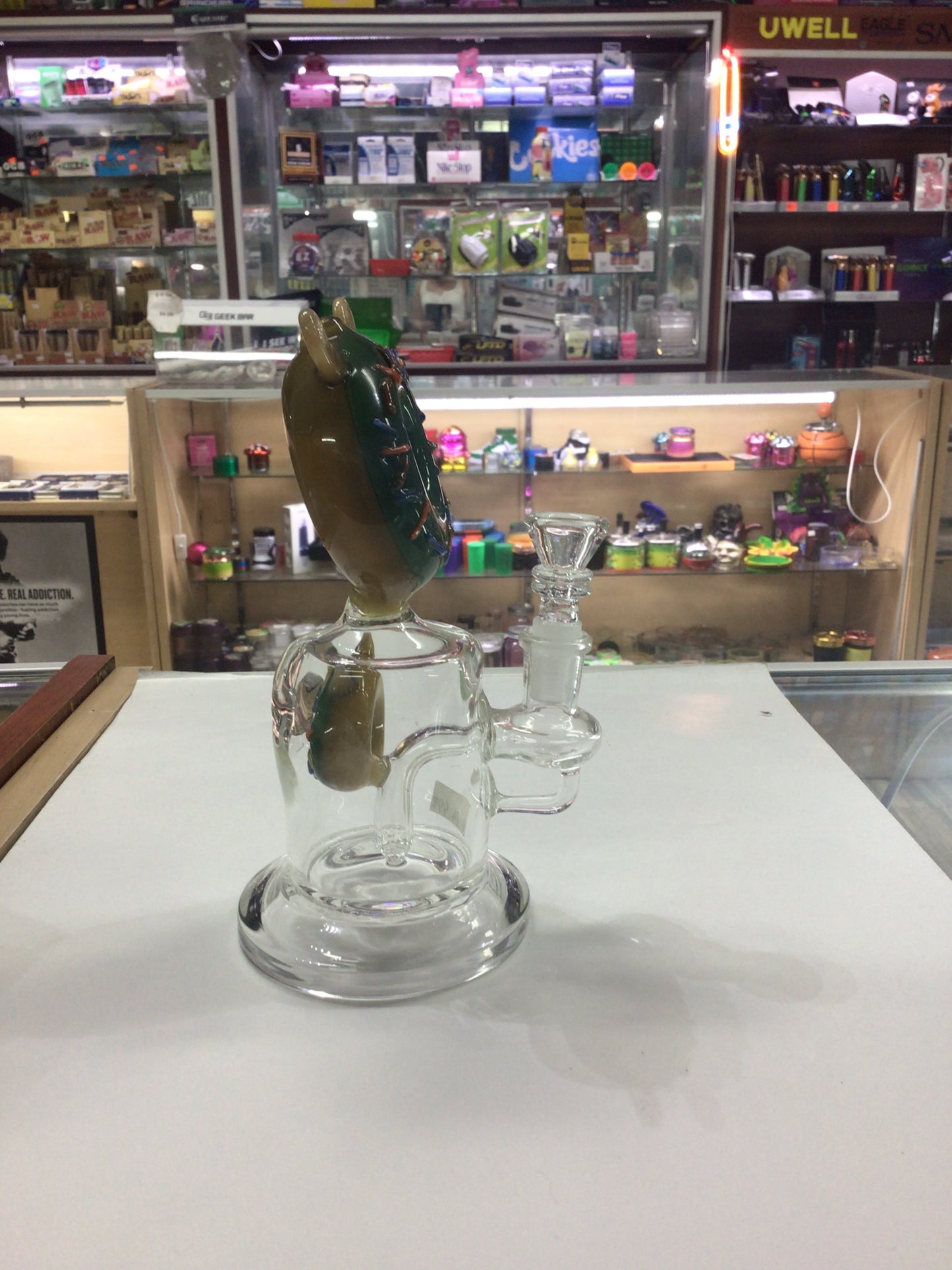 Donut shape water pipe