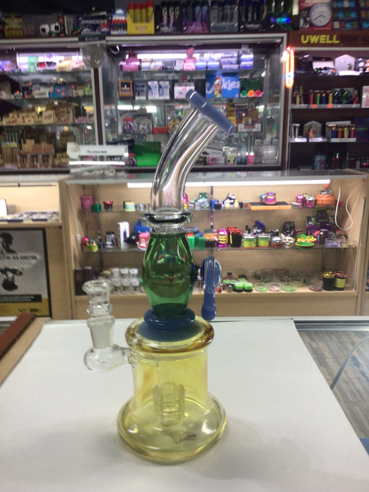 Purple/green/yellow water pipe