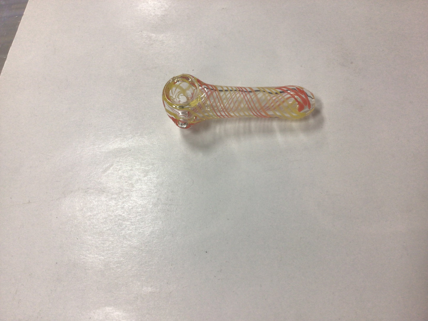 hand pipe -Orange & yellow