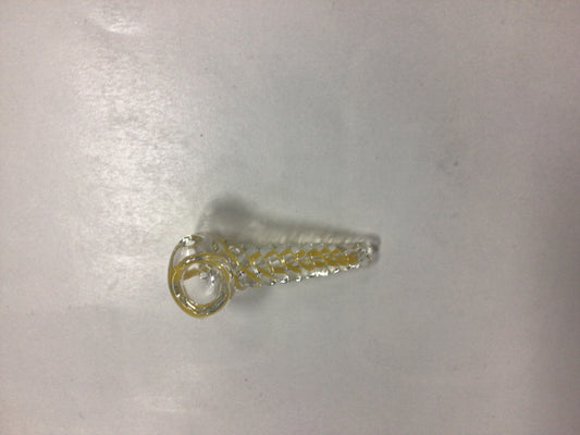 Hand pipe -Yellow spiral