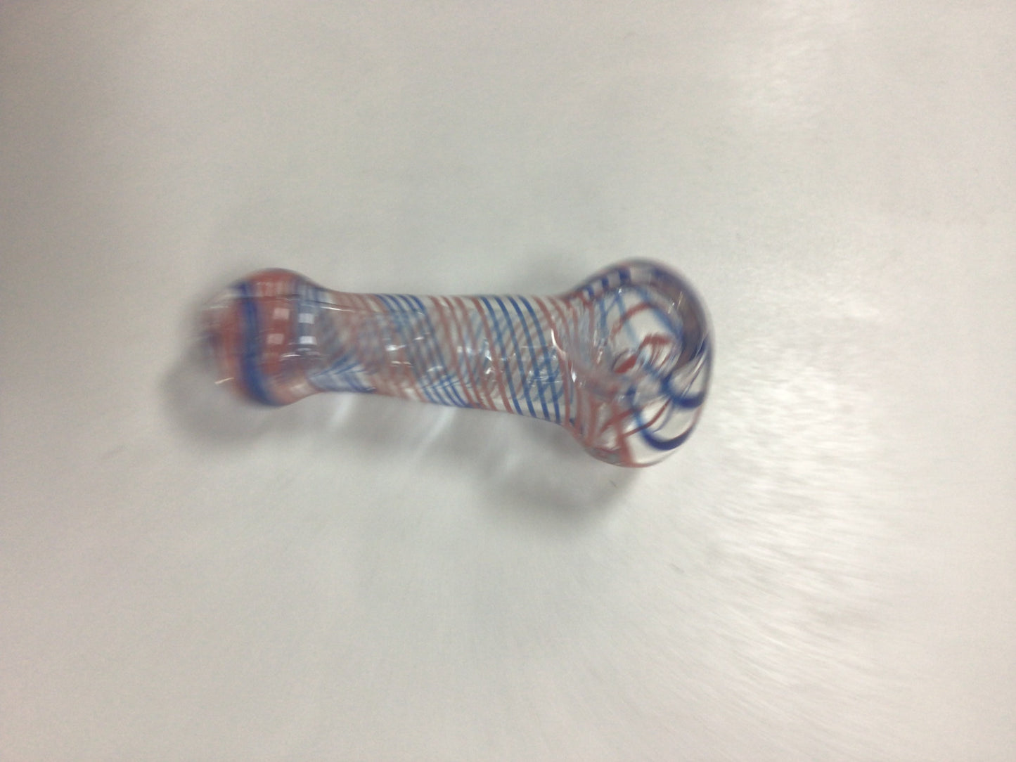 Hand pipe - orange & blue