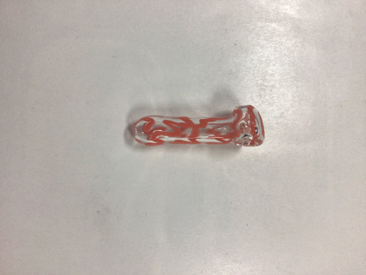 Hand pipe - neon orange