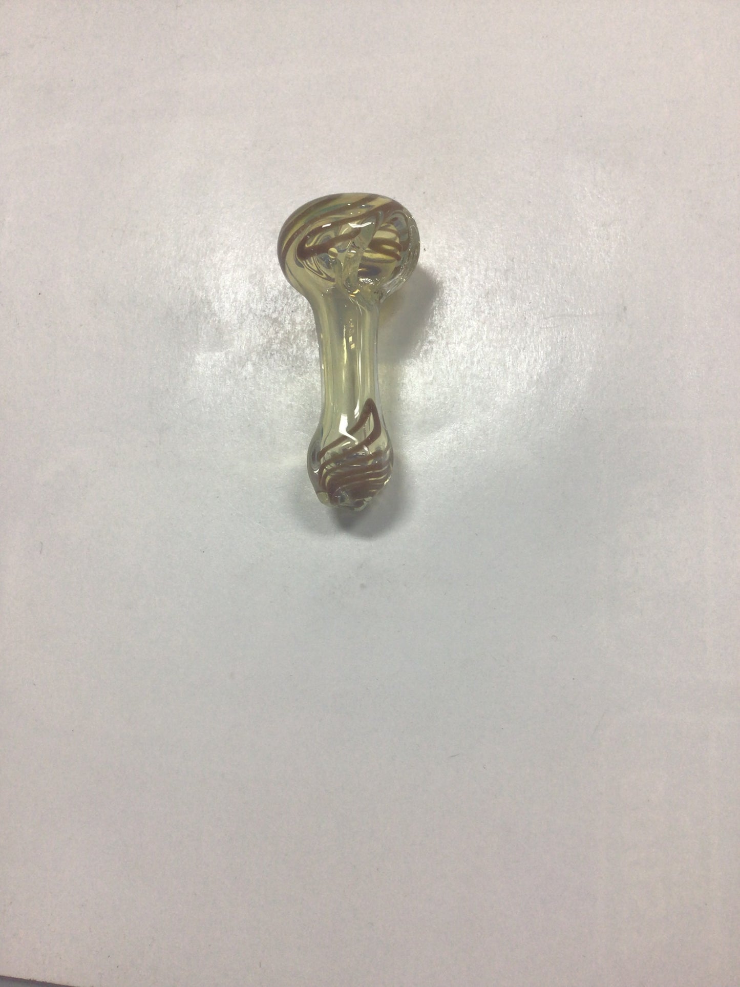 Hand pipe - brown swirl