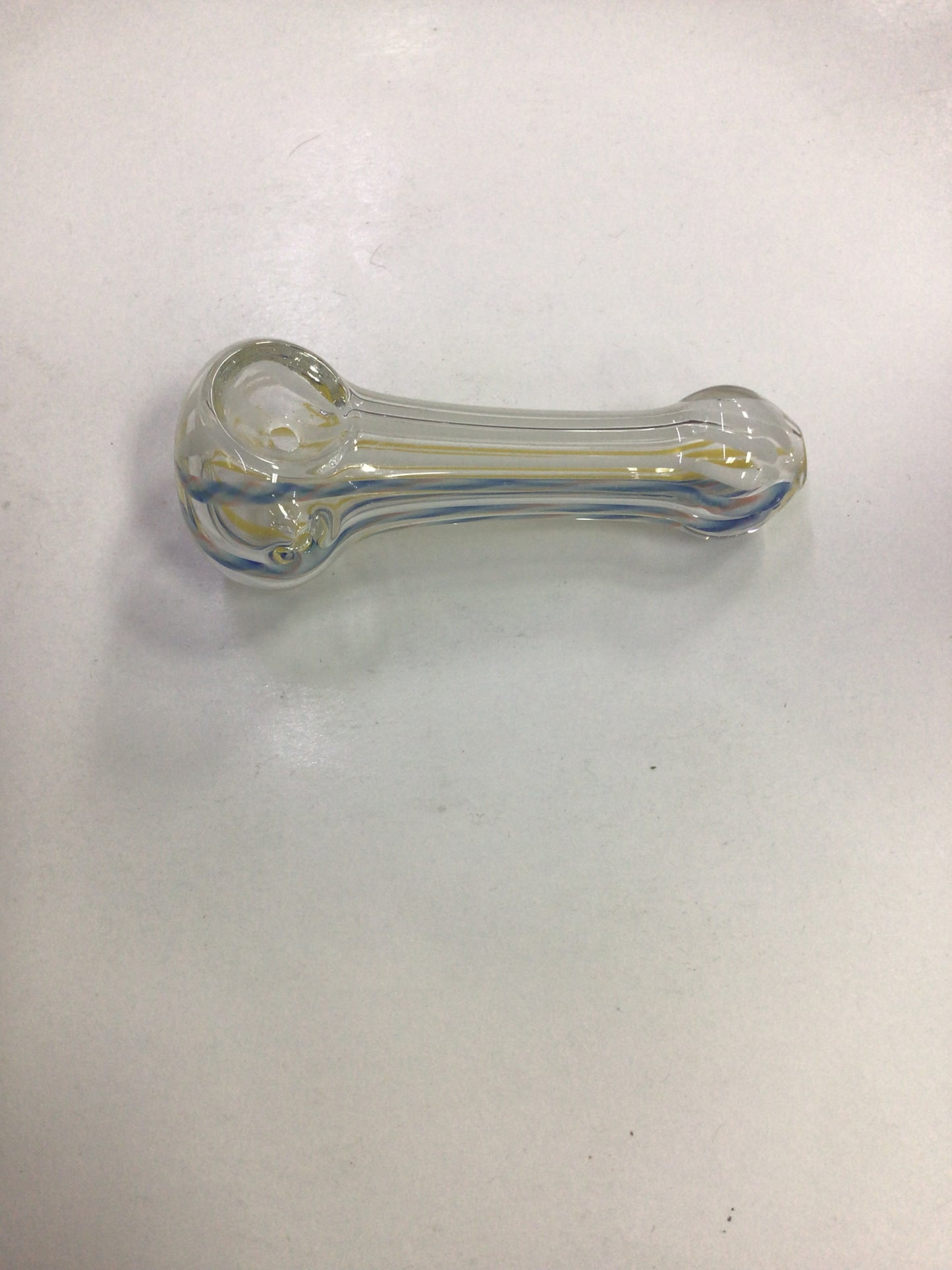 Hand pipe - white / yellow / blue