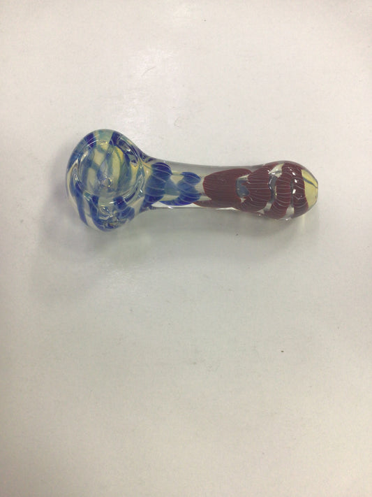 Hand pipe- plum and blue color