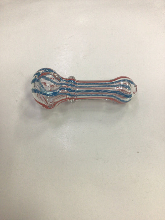 Hand pipe- blue and red