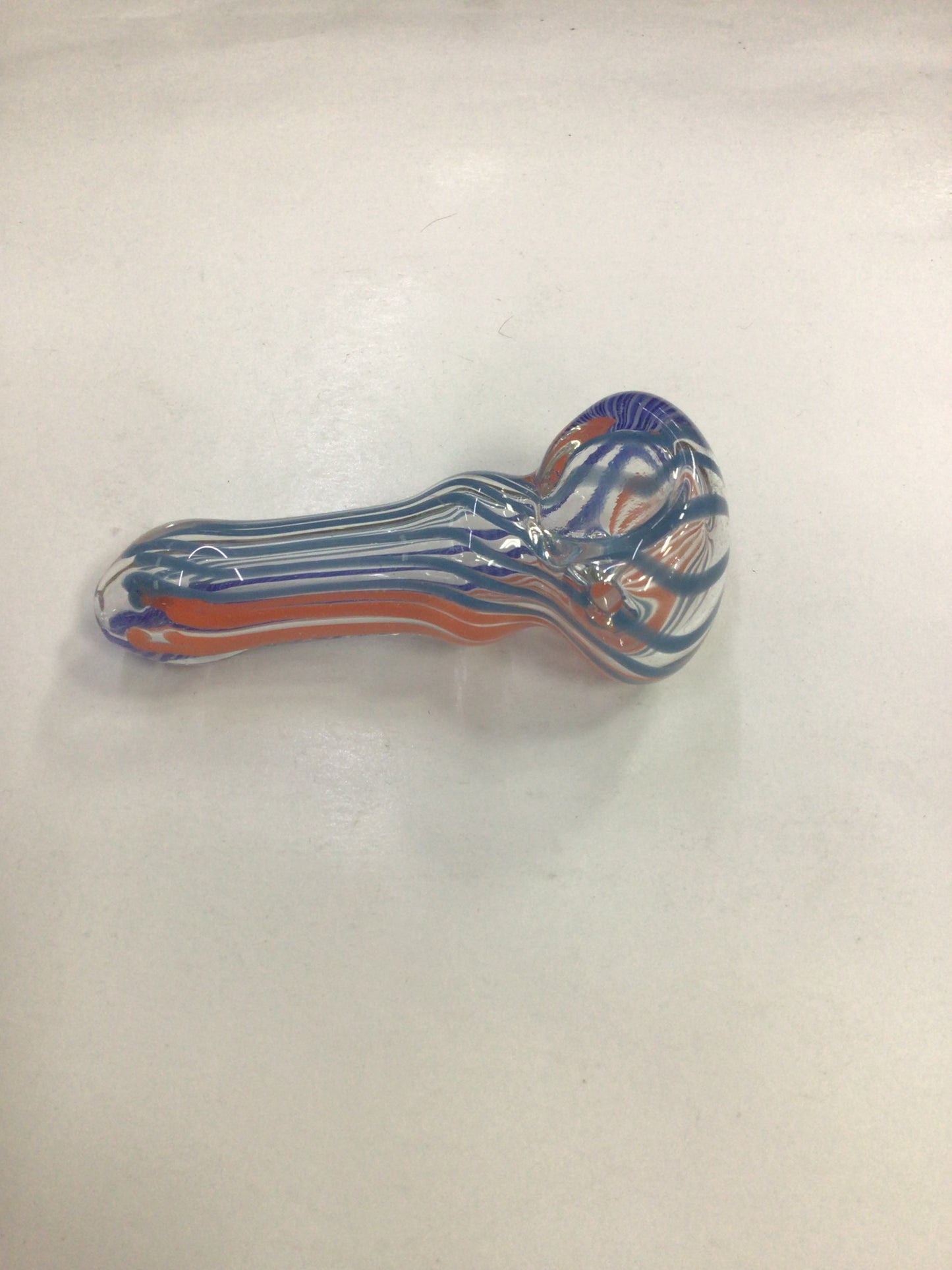 Hand pipe - blue and orange