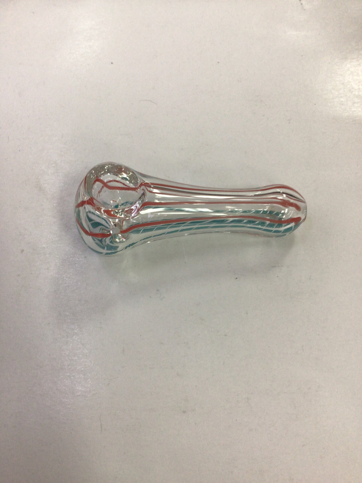 Hand pipe- red and blue