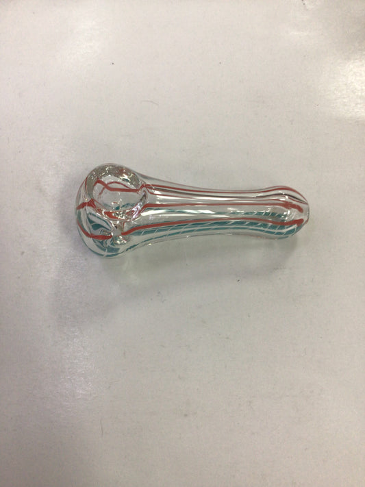 Hand pipe- red and blue