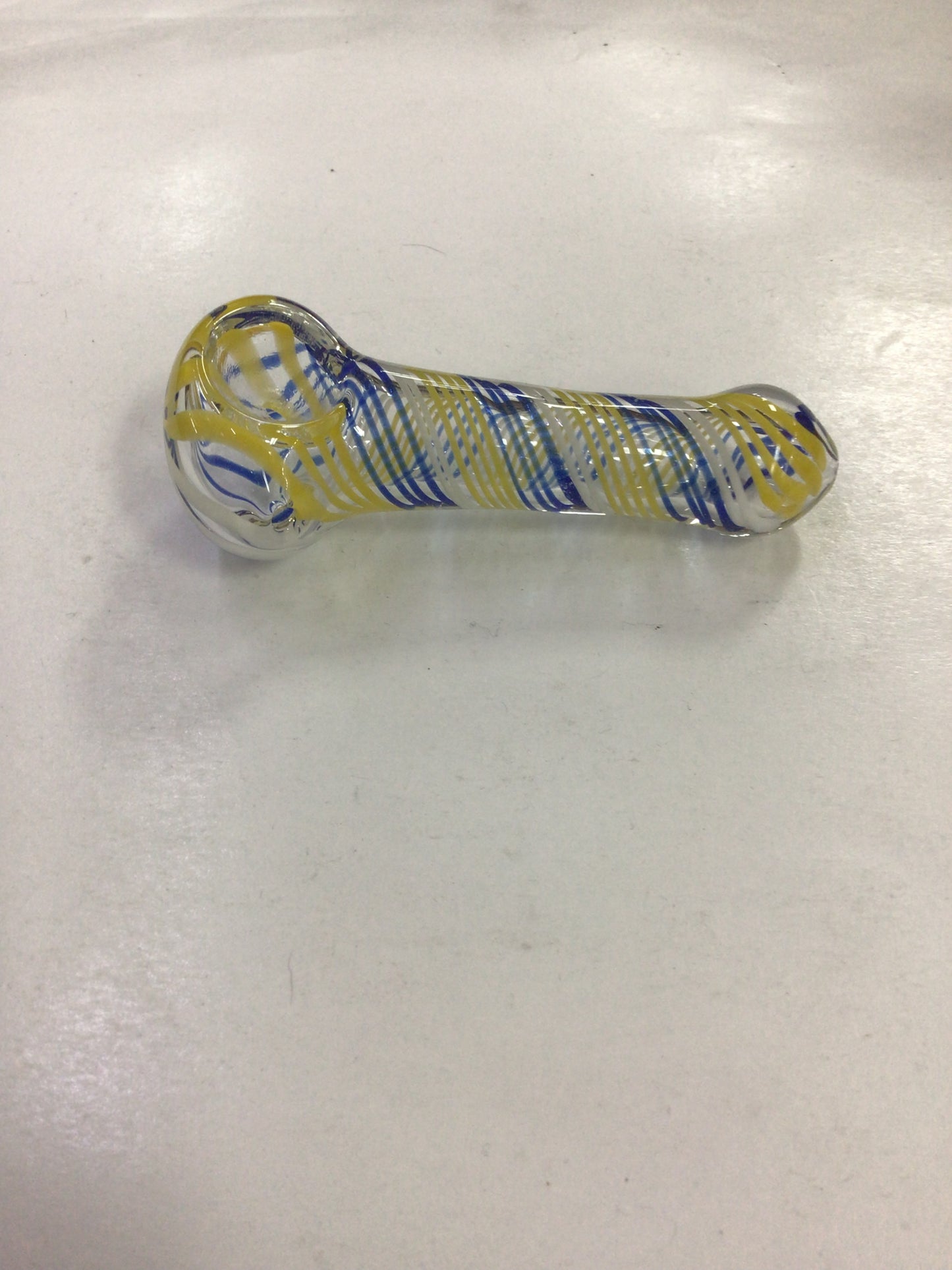 Hand pipe - yellow and blue