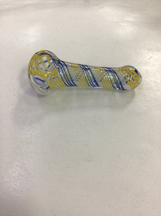 Hand pipe - yellow and blue