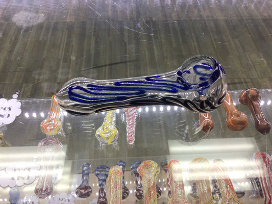 Hand pipe- blue and black