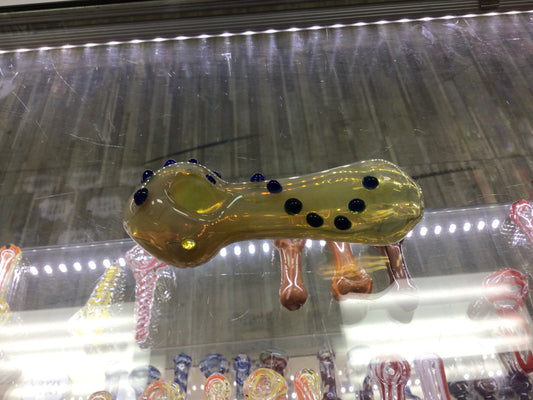 Hand pipe- blue and yellow
