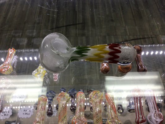 Hand pipe - yellow, green, red