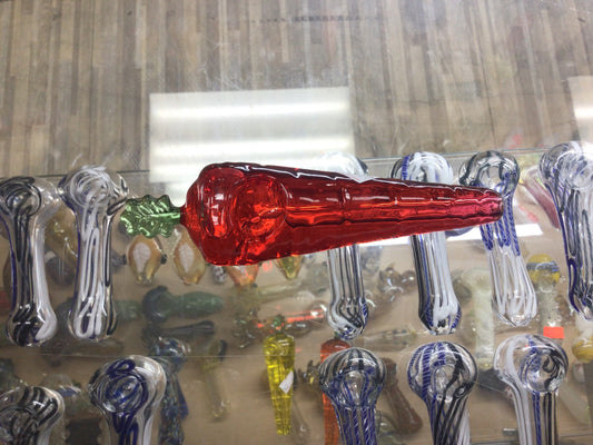 Hand pipe- red carrot