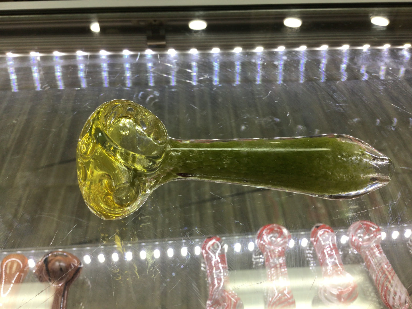 Hand pipe- yellow and green