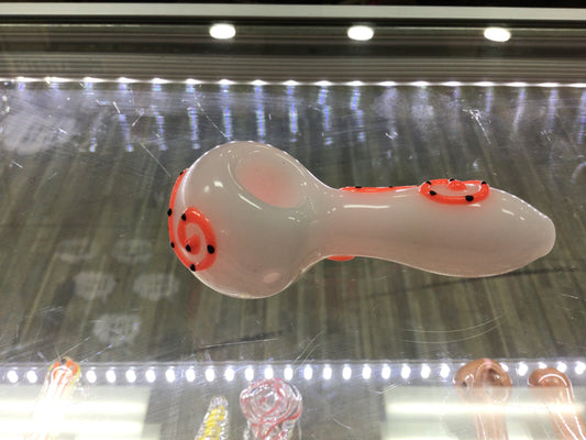 Hand pipe- orange octopus