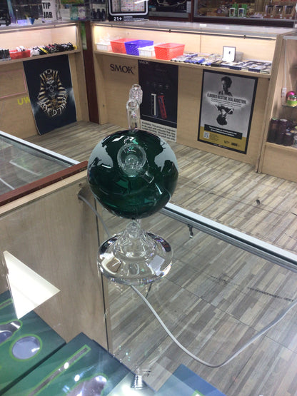 Green World shape water pipe