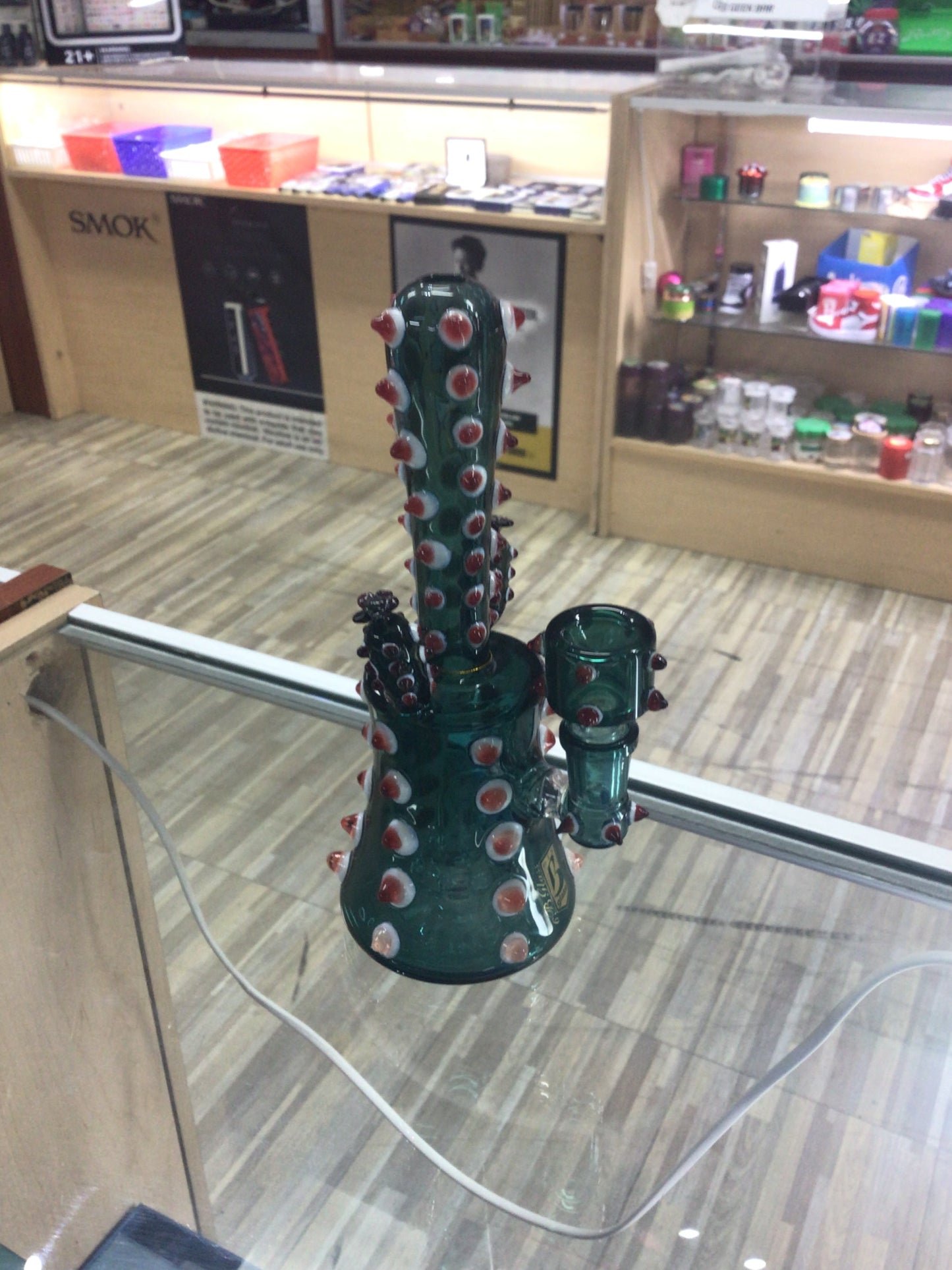 Cactus shaped 6B Glass water pipe