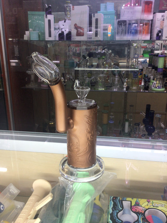 Bronze 6 B Glass water pipe