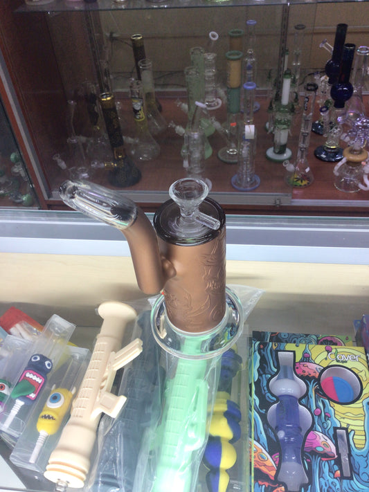 Bronze 6 B Glass water pipe