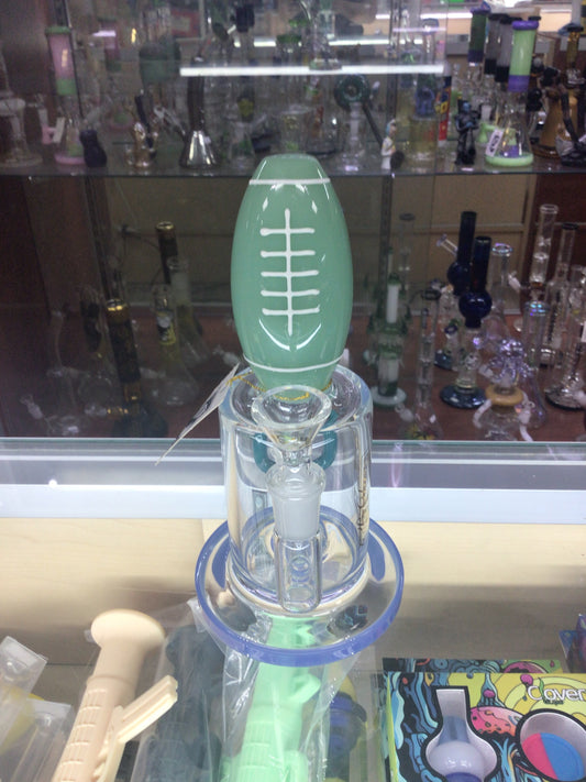 6 B Glass Football shape water pipe