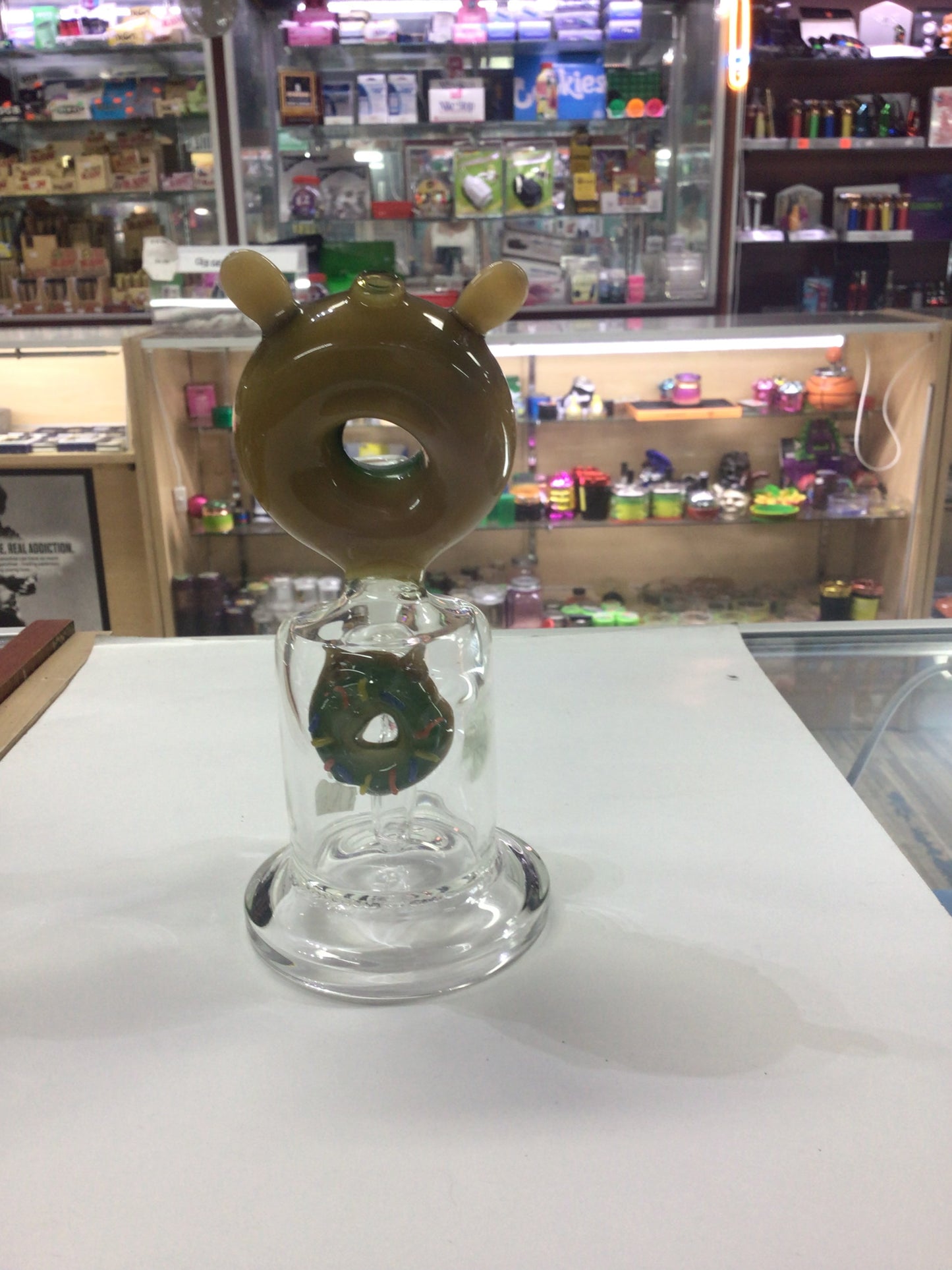 Donut shape water pipe