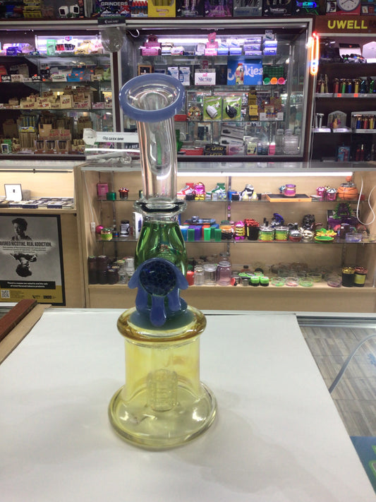Purple/green/yellow water pipe