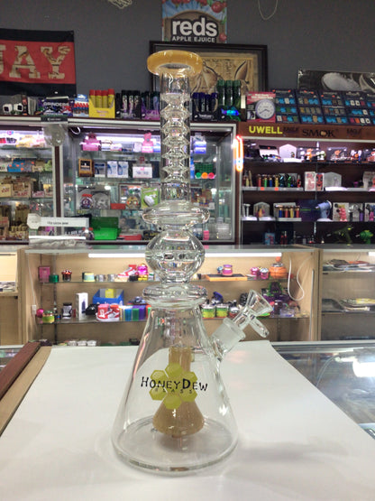 HONEYDEW GLASS water pipe-yellow