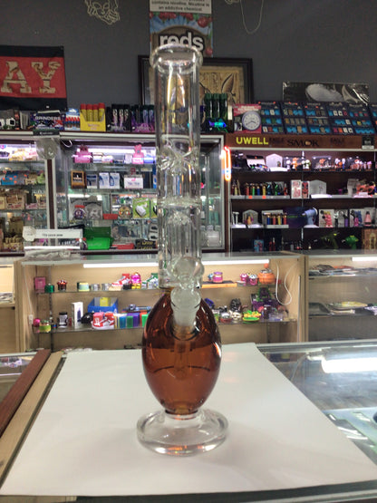 6 B GLASS water pipe - football