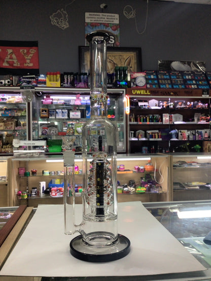 6 B GLASS water pipe- festive tree