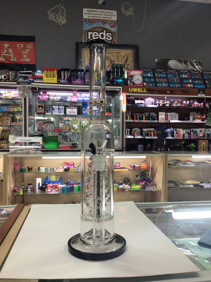 6 B GLASS water pipe- festive tree