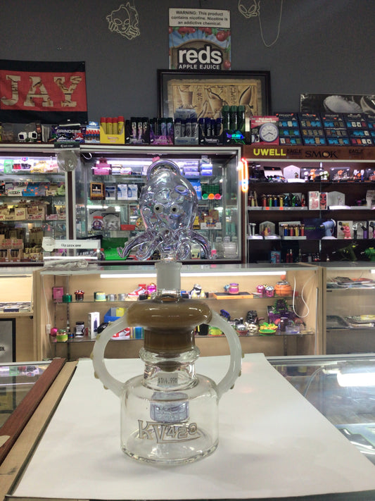 KV420 glass water pipe-octopus