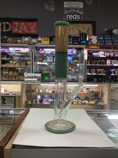 CMPLX glass water pipe- yellow & green