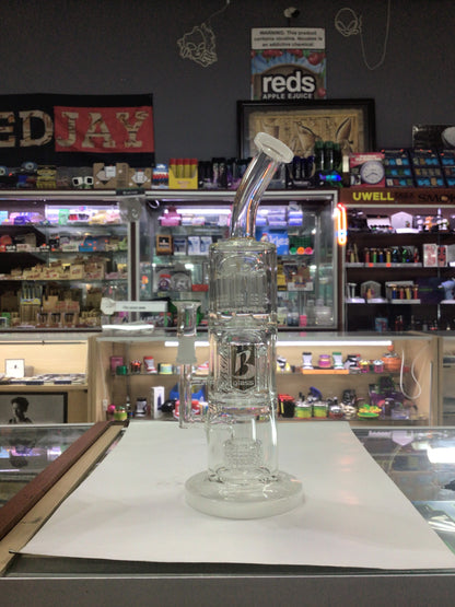 6 B GLASS water pipe- clear
