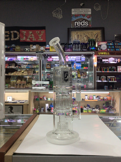 6 B GLASS water pipe- clear
