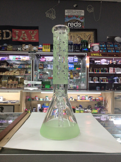 IC glass water pipe- green