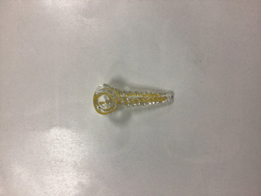 Hand pipe -Yellow spiral
