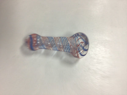 Hand pipe - orange & blue