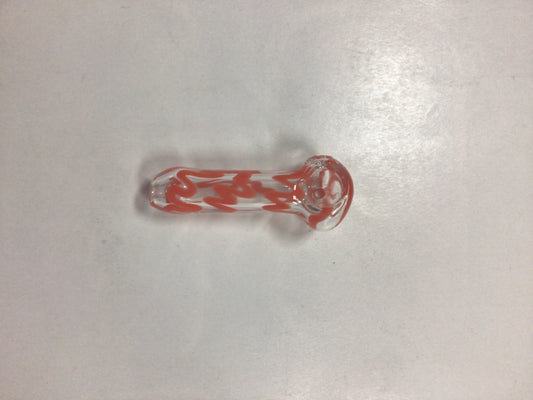 Hand pipe - neon orange