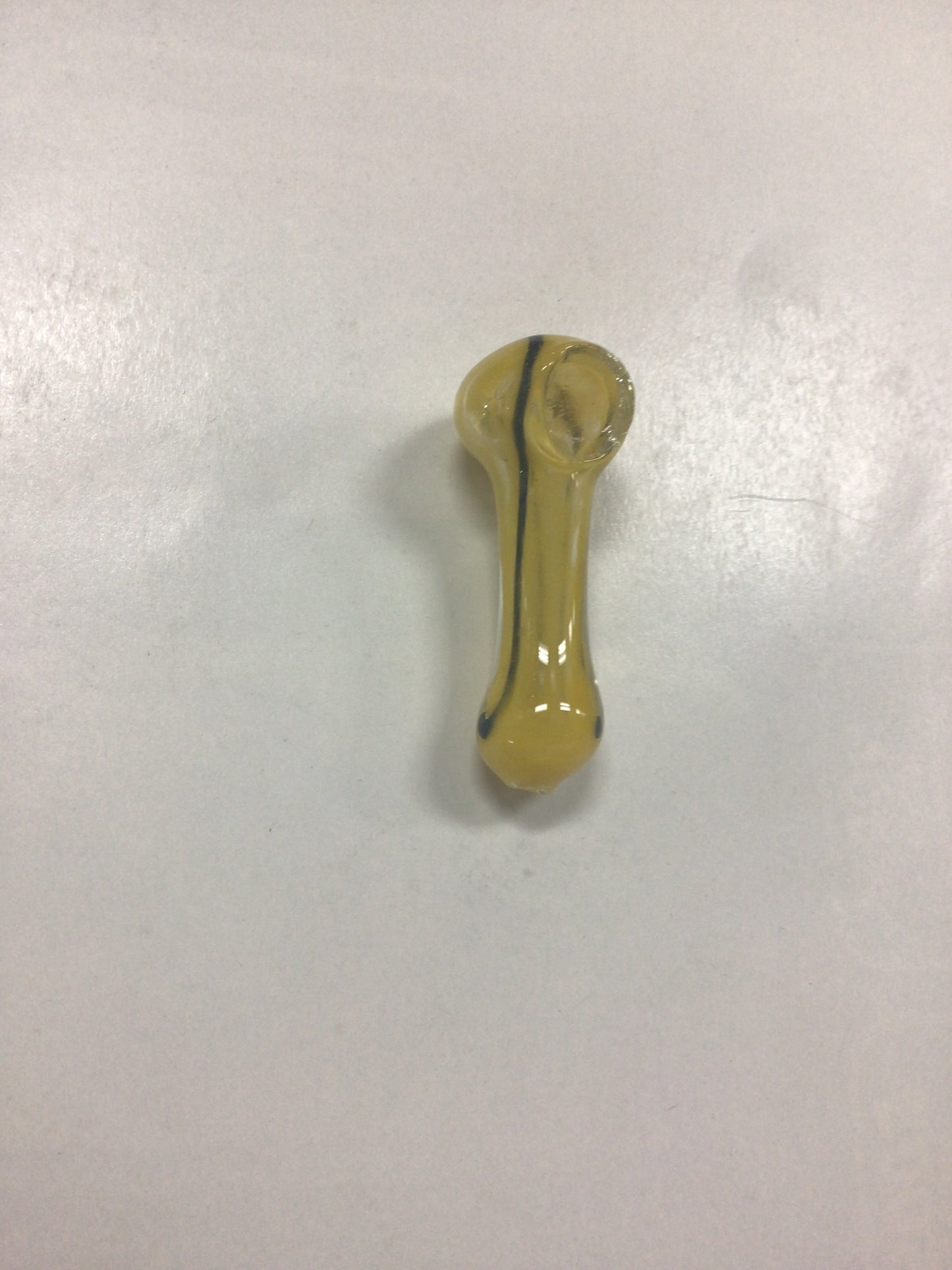 Hand pipe - solid yellow with black