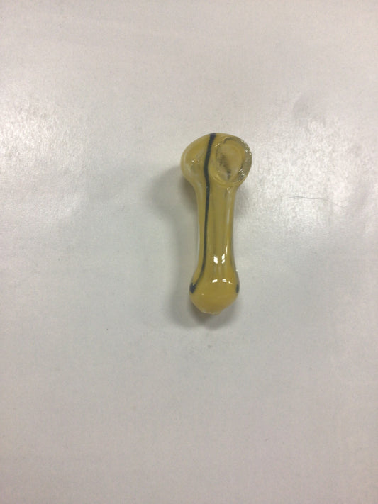 Hand pipe - solid yellow with black