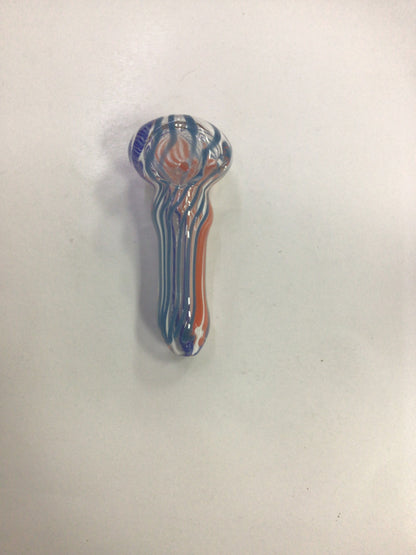 Hand pipe - blue and orange