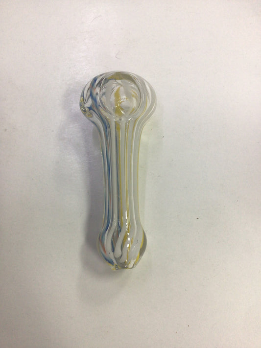 Hand pipe - white / yellow / blue