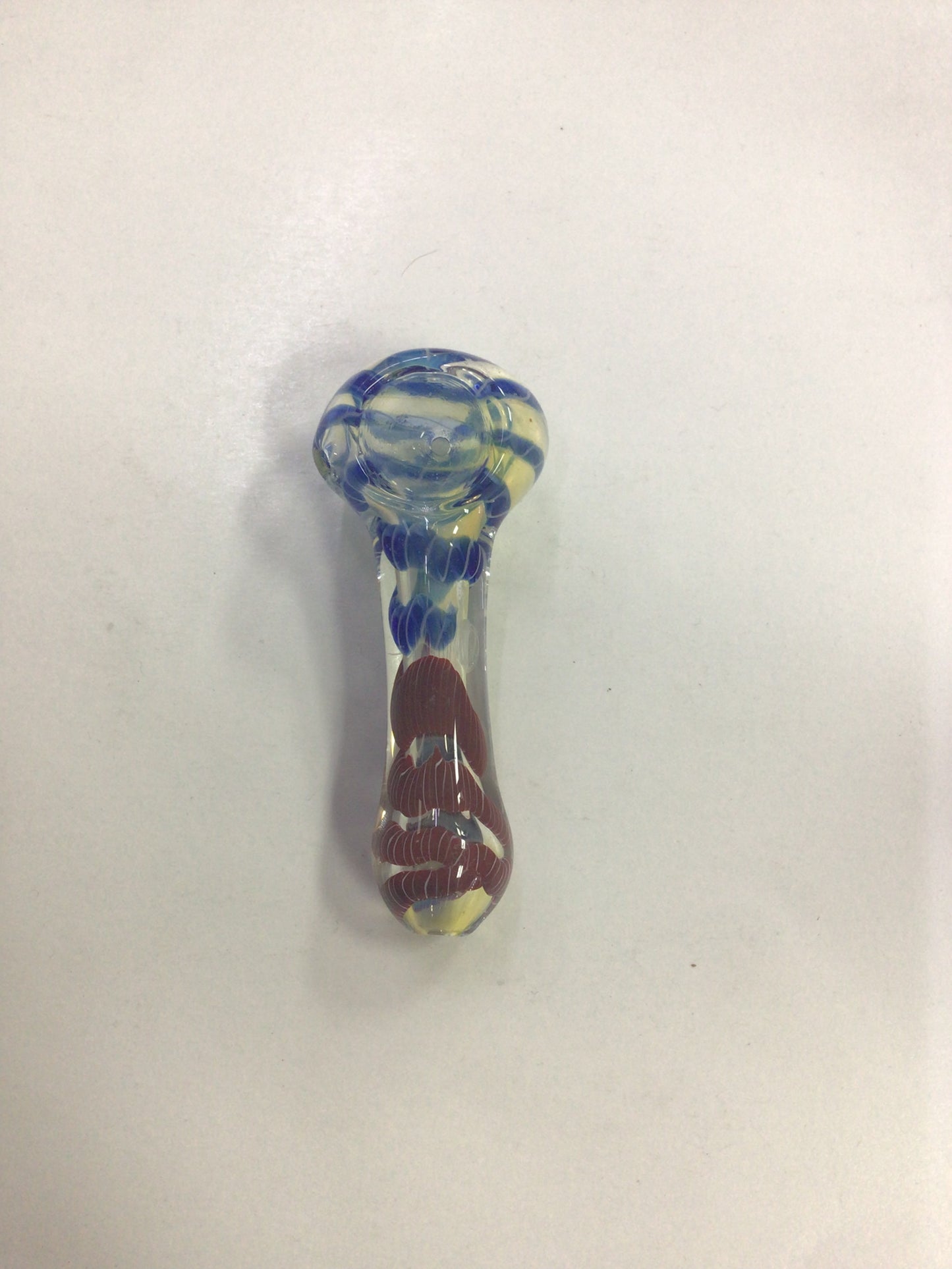 Hand pipe- plum and blue color