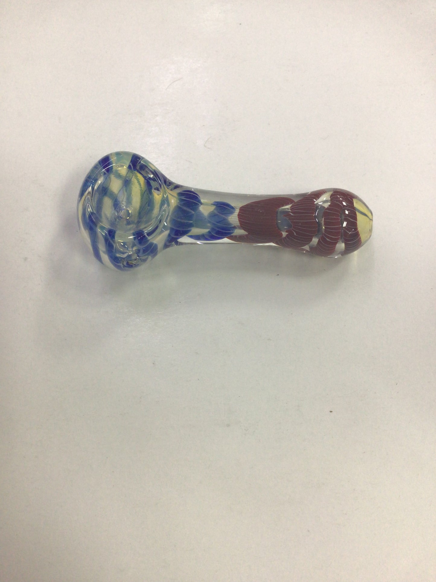 Hand pipe- plum and blue color