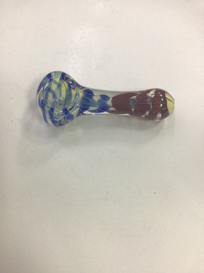 Hand pipe- plum and blue color