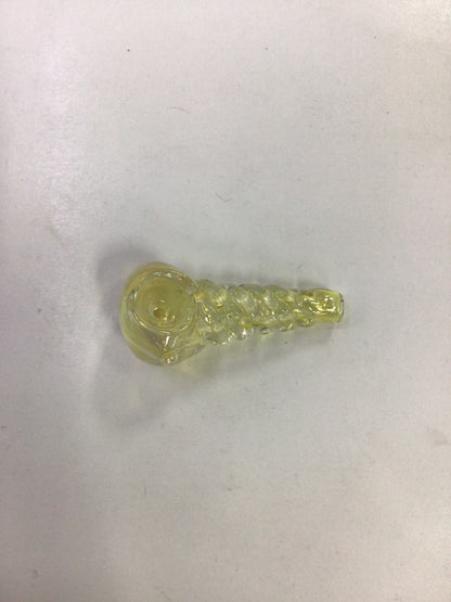 Hand pipe - yellow spiral