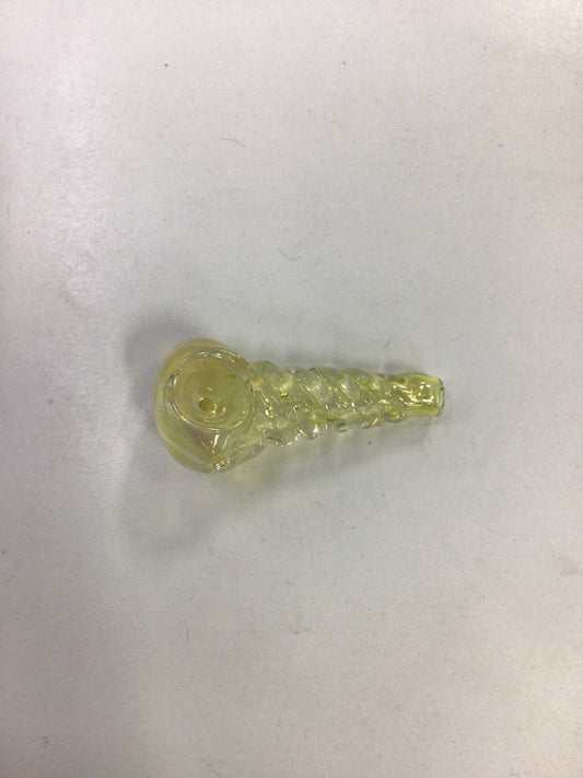 Hand pipe - yellow spiral